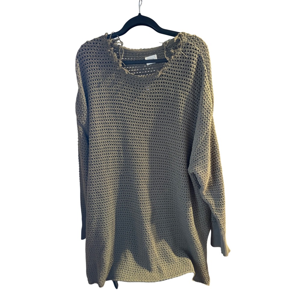 Mikuta Green The Light Long Knitted Sweater Oversized Size XS/S